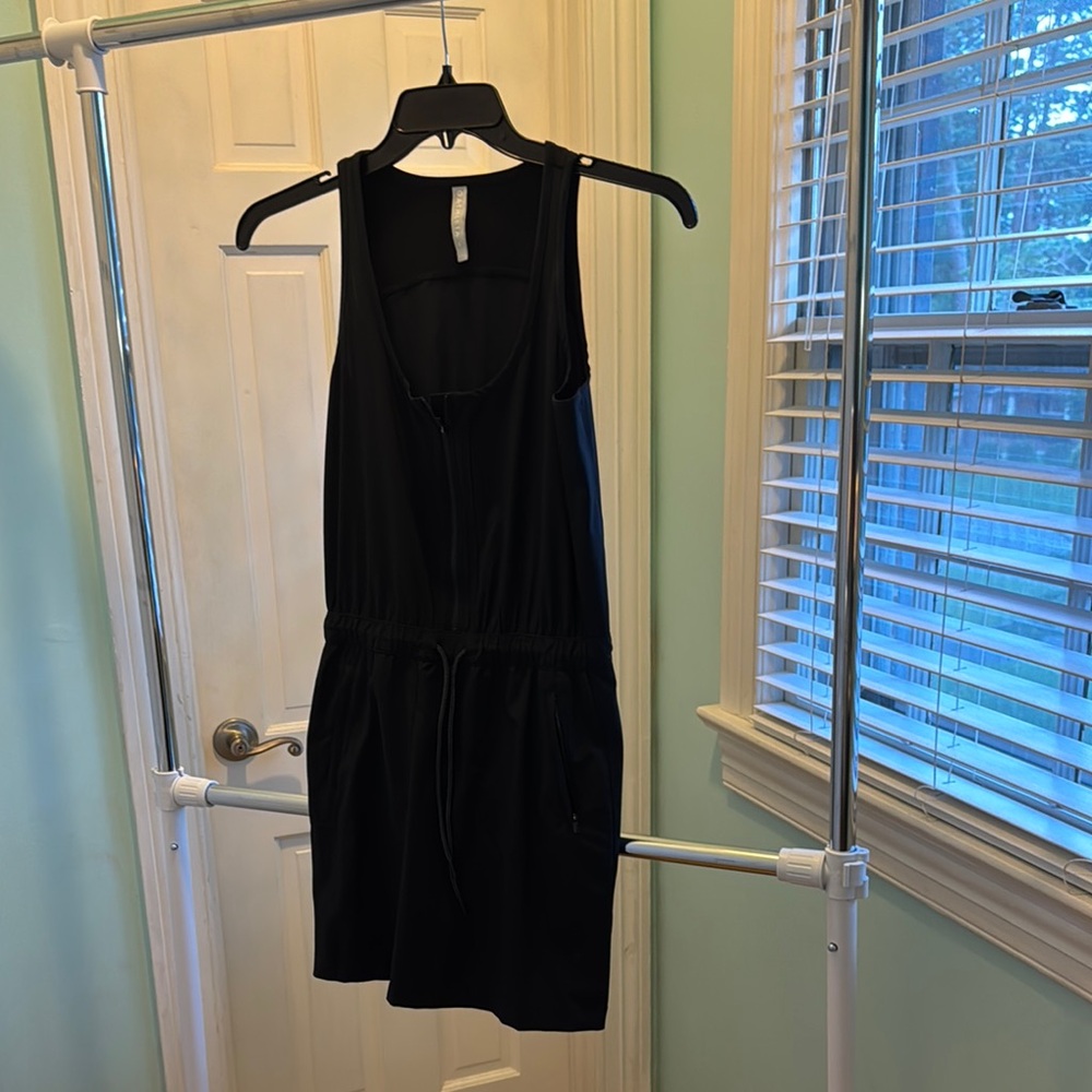 Athleta Black Midi Dress